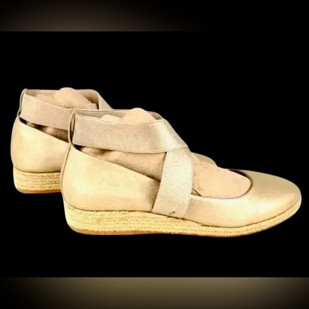 Ballerina leather flats 7.5 NWOT